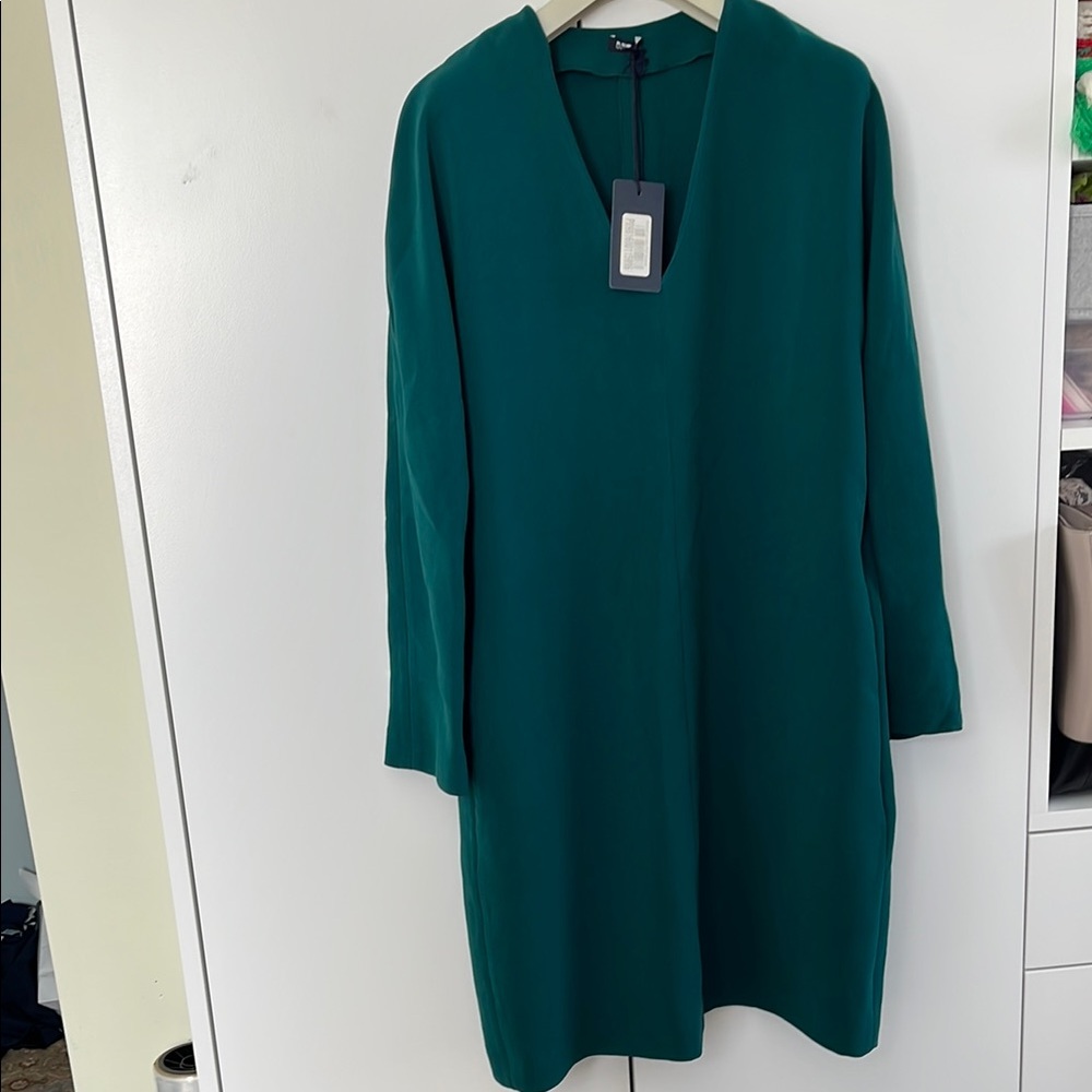 Jil Sander Green Dolman Sleeve Sheath Dress size Italy 36